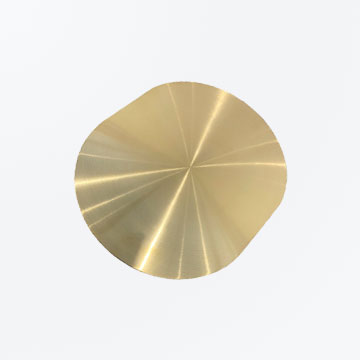 Oval Gold Sputtering Target